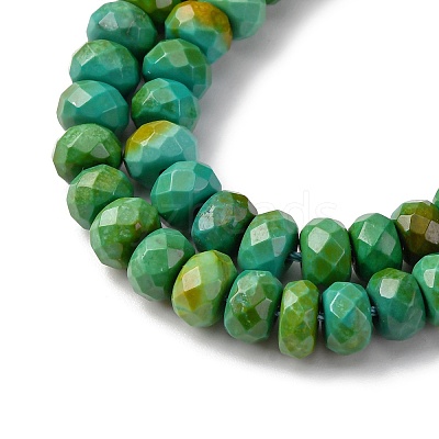 Natural Magnesite Beads Strands TURQ-P027-29-4x6mm-1
