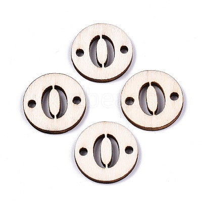 Unfinished Natural Poplar Wood Links Connectors WOOD-S045-138A-1