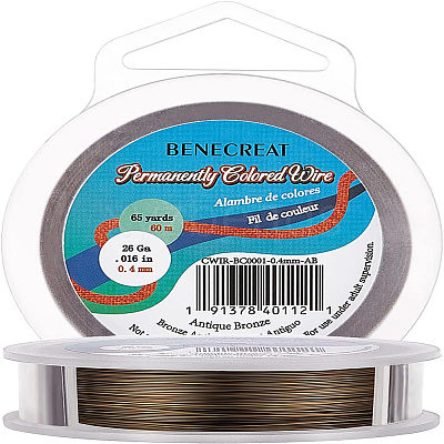Round Craft Copper Wire CWIR-BC0001-0.4mm-AB-1