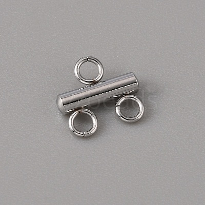 201 Stainless Steel Chandelier Component Links LS-STAS-WH0043-06A-P-1-1