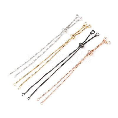 Brass Chain Bracelet Making KK-G279-M-NR-1