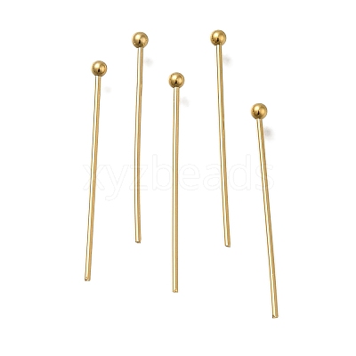 Brass Ball Head Pins KK-H502-03C-G-1