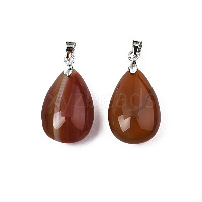 Natural Carnelian Pendants X-G-S243-26-1