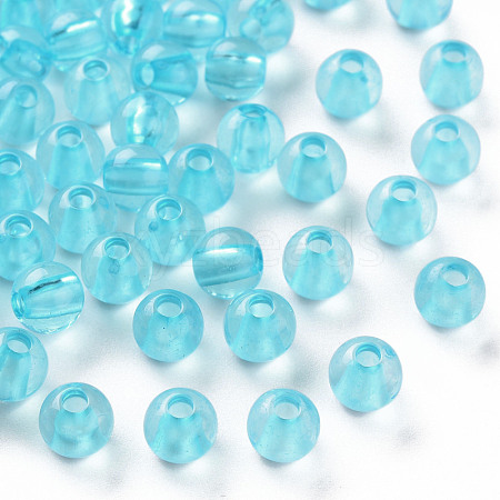 Transparent Acrylic Beads MACR-S370-A6mm-755-1