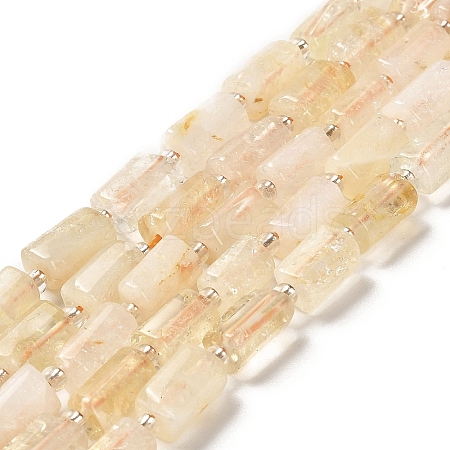 Heated Natural Citrine Beads Strands G-N327-06-16-1