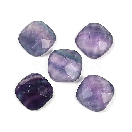 Natural Colorful Fluorite Cabochons G-I370-04A-1