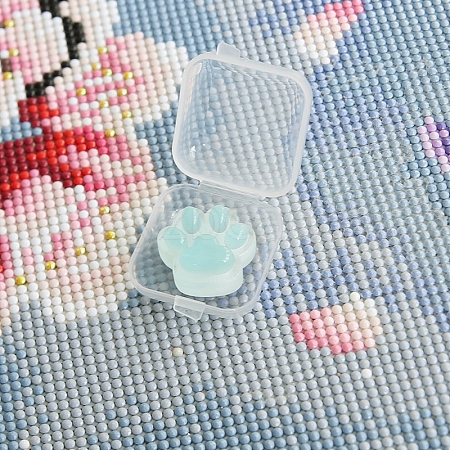 Paw Print Luminous Silicone Diamond Painting Magnet Cover Minders PW-WG51952-01-1