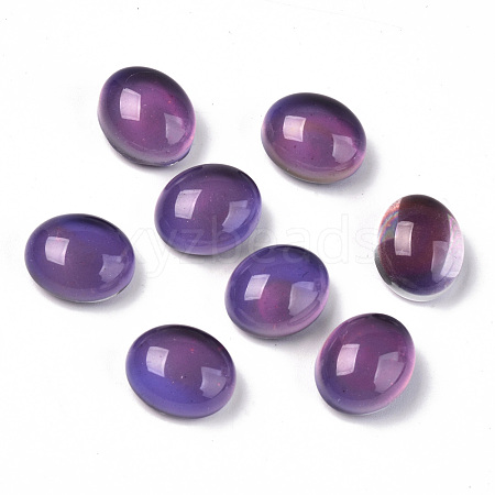 Glass Cabochons X-GLAA-R218-04-1