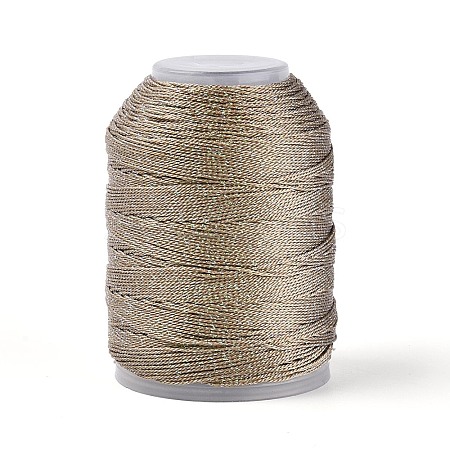 200M 6-Ply Sparkle Polyester Cord with Metallic Thread OCOR-T019-01A-18-1