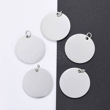 201 Stainless Steel Pendants STAS-S105-T637-1-20-1