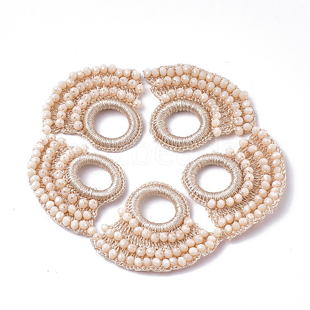 Glass Woven Pendants FIND-T039-02F-1