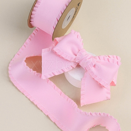 10 Yards Polyester Ruffled Ribbons PW-WG29113-13-1