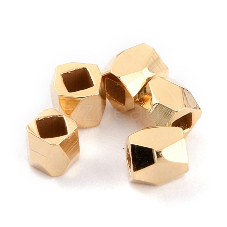 Brass Spacer Beads KK-O133-202B-G-1