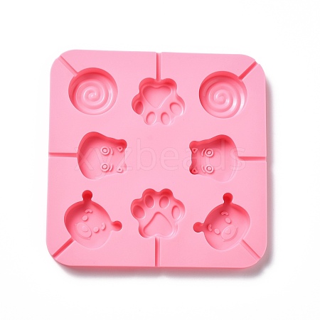 DIY Lollipop Making Food Grade Silicone Molds DIY-P065-13-1