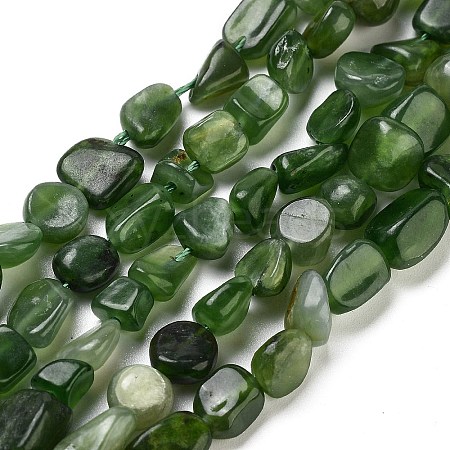 Natural Canadian Jade Beads Strands G-NH0001-G05-01-1