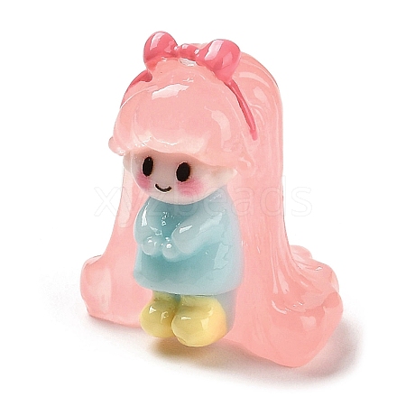 Luminous Resin Cute Ornaments RESI-I054-02B-1