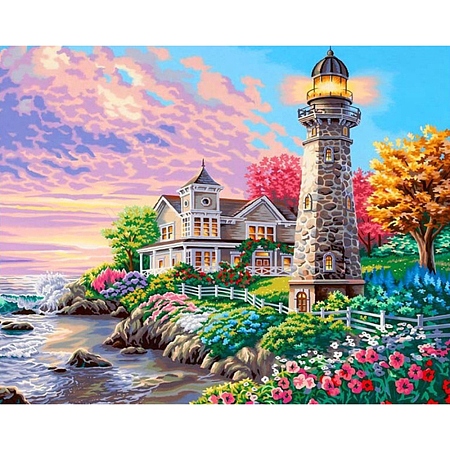 Landscape DIY Diamond Painting Kit PW-WG67E8B-01-1