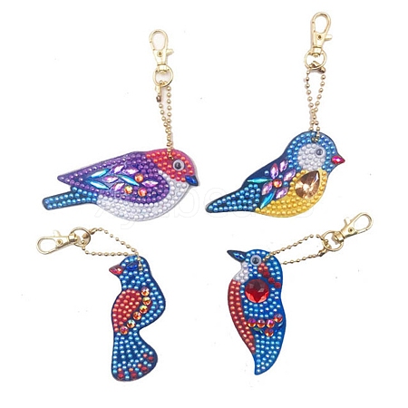 DIY Diamond Painting Keychain Kits DIY-F054-23-1