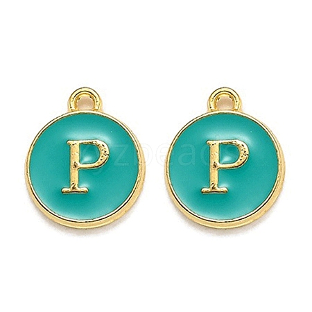 Golden Plated Alloy Enamel Charms LS-X-ENAM-Q437-15P-1