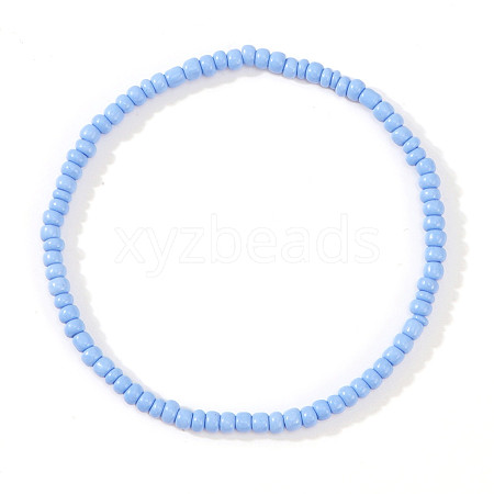 Glass Seed Beads Stretch Bracelets ZE8223-10-1