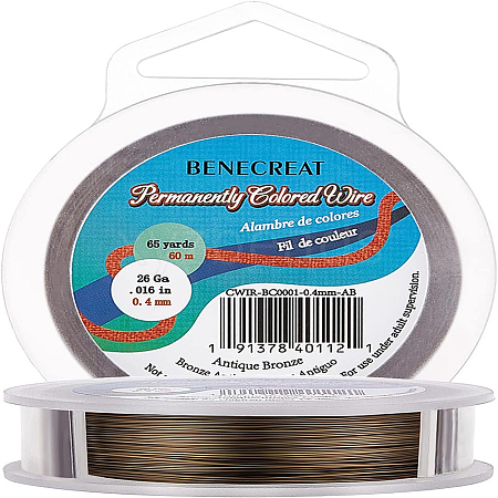 Round Craft Copper Wire CWIR-BC0001-0.4mm-AB-1