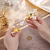 Religion Alloy Enamel Crucifix Cross Statue Display Decorations DJEW-WH0043-105D-4