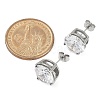 304 Stainless Steel Stud Earrings for Women EJEW-F351-01P-5