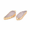 Natural Rose Quartz Pendants G-N326-127-A06-3