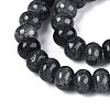 Baking Paint Crackle Glass Beads Strands DGLA-N020-01A-08-3