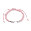 Adjustable Braided Polyester Cord Bracelet Making AJEW-JB00849-3