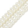 Transparent Spray Painted Glass Beads Strands GLAA-P066-01B-2