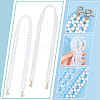   2Pcs 2 Style Resin Beads Bag Handles DIY-PH0021-29-4