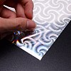 Waterproof A4 Self Adhesive Shiny Laser Photo Paper AJEW-WH0223-96B-3