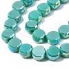 Electroplate Glass Beads Strands EGLA-Q125-002-A02-3