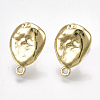 Alloy Stud Earring Findings X-PALLOY-T065-37-1