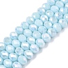 Electroplate Glass Beads Strands LS-EGLA-A044-P8mm-B06-1