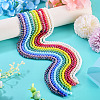11Strands 11 Colors Electroplate Opaque Glass Beads Strands GLAA-TA0004-34-6