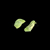 Glass Chip Beads GLAA-WH0033-43O-2