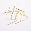 Brass Flat Head Pins KK-E725-02G-1