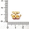 Brass Red Enamel Connector Charms KK-I276-13G-01-3