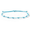 Adjustable Polyester Cord Braided Bracelets for Friendship Couple UP1845-6-1