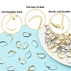 60Pcs 2 Colors 304 Stainless Steel Leverback Earring Findings STAS-YW0002-69-3