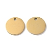 304 Stainless Steel Charms STAS-Q308-09G-G-1