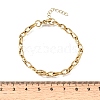 4.5MM 304 Stainless Steel Twisted Oval Link Chain Bracelets for Man and Women SA-CBAB767-17B-G-5