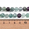 Natural Fluorite Beads Strands G-S345-8mm-31-5