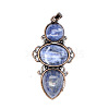 Retro Natural Sodalite Pendants PW-WG7292F-07-1