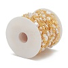 Handmade CCB Plastic Imitation Pearl Beaded Chains CHC-K011-26G-4