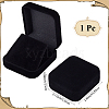 Square Velvet Bangle Storage Boxes with Black Inside CON-WH20010-03C-2