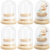 SUNNYCLUE Clear Glass Dome Cover CON-SC0001-05A-1