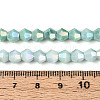 Anti-Tarnish Electroplate Bicone Glass Beads Strands EGLA-T021-6mm-16-07-4